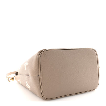 Louis Vuitton Empreinte Monogram Giant Neonoe MM Tourterelle Creme 5 of 11