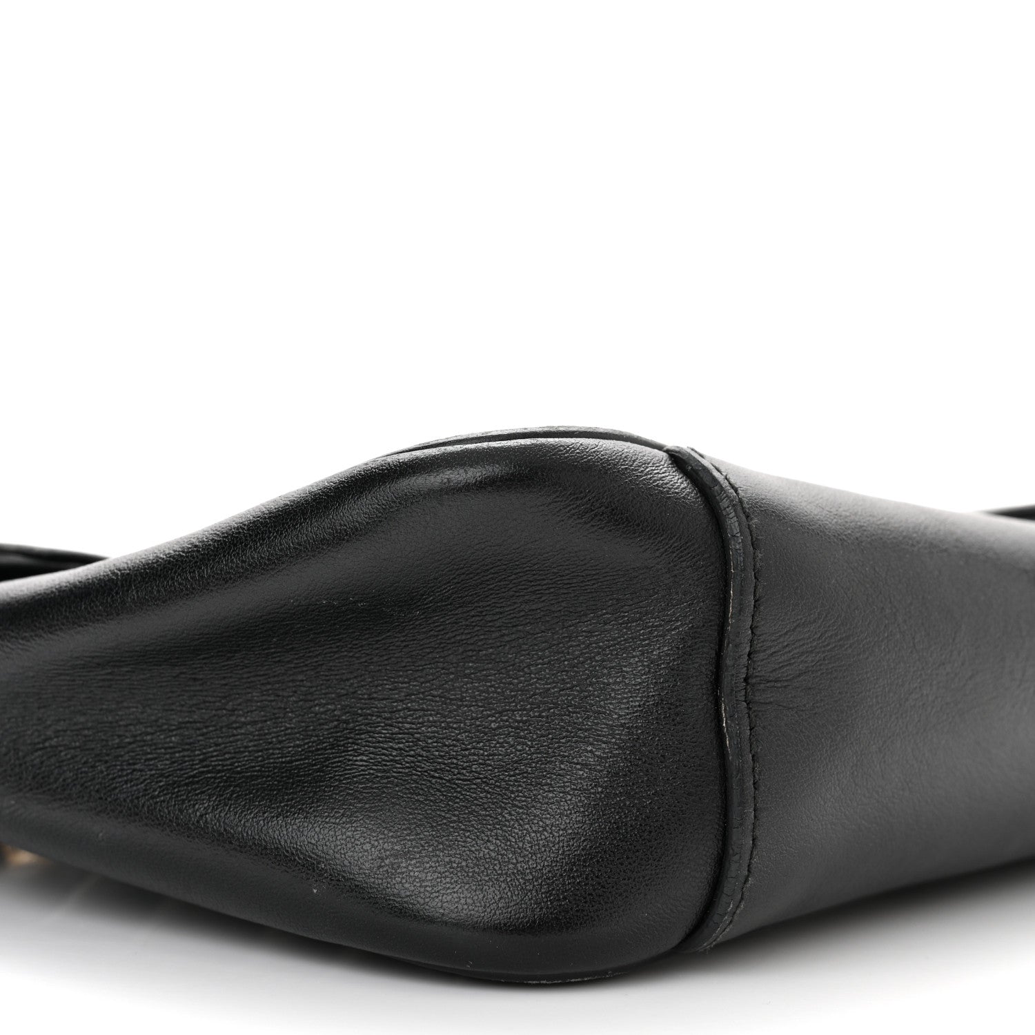 Gucci Calfskin Matelasse Small GG Marmont Shoulder Bag Black 9 of 12