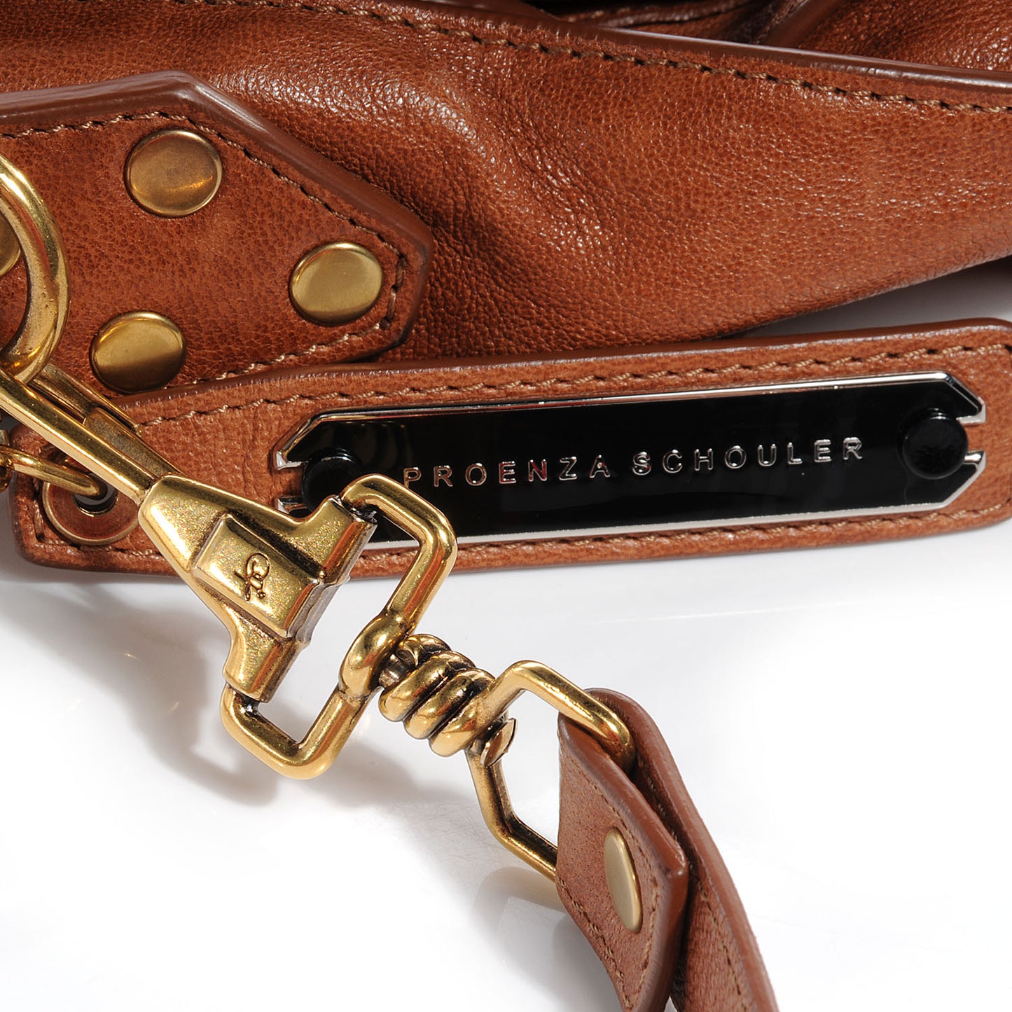Lambskin PS1 Medium Satchel Saddle