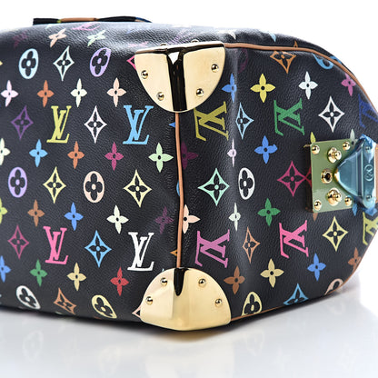 Louis Vuitton Monogram Multicolor Speedy 30 Black 9 of 10