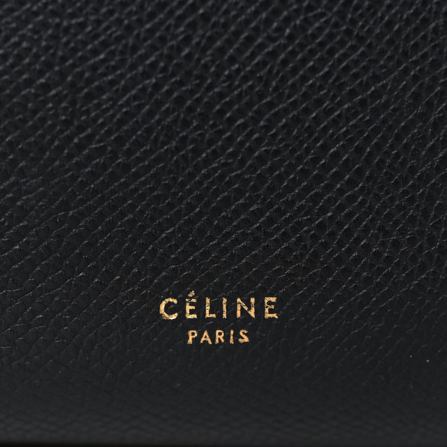 Grained Calfskin Mini Belt Bag Black