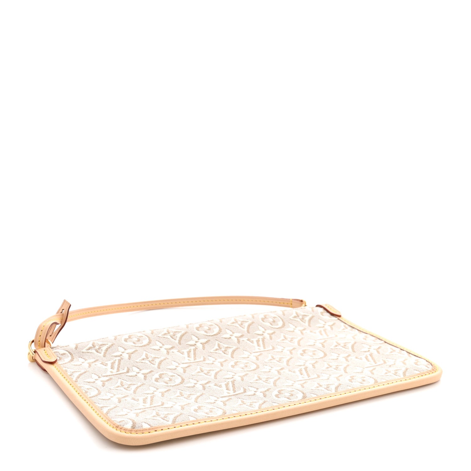 Louis Vuitton Jacquard Monogram Embleme Neverfull MM Pochette Peuplier 4 of 6