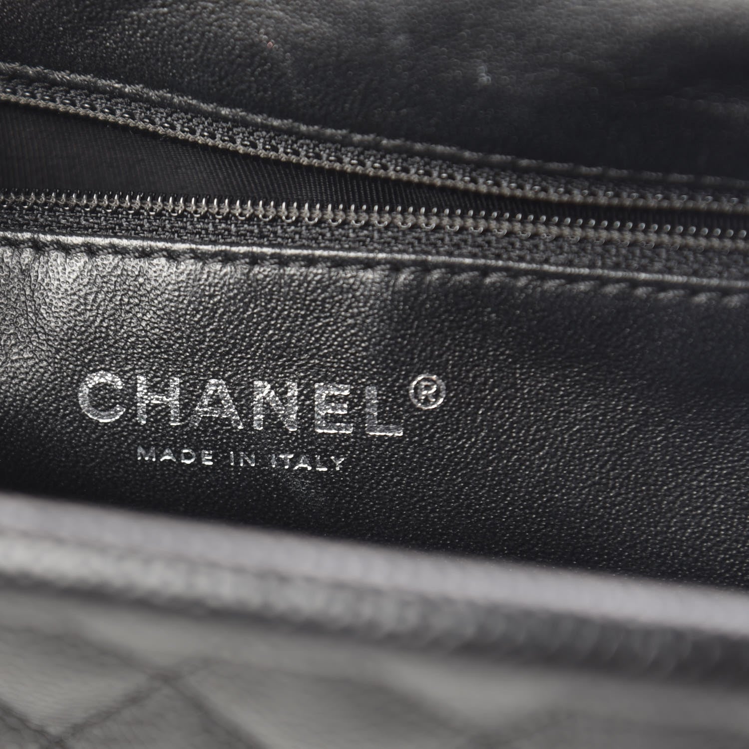 Chanel Caviar Quilted Timeless Clutch Black 6 of 10