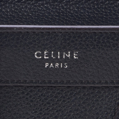 Celine Drummed Calfskin Nano Luggage Black 7 of 9