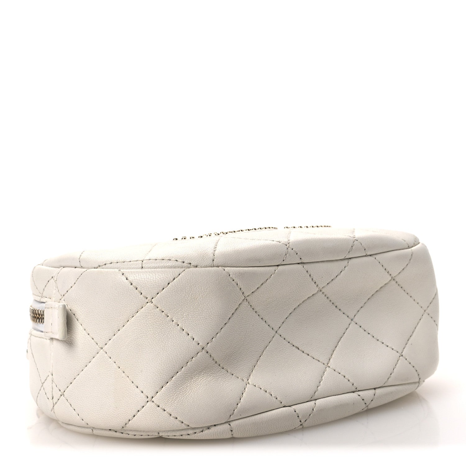 Chanel Lambskin Quilted Studded Case White 4 of 12