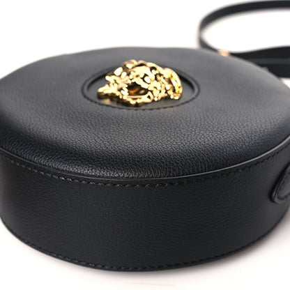 Versace Calfskin La Medusa Round Camera Bag Black 8 of 8