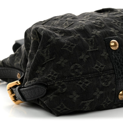 Louis Vuitton Denim Neo Cabby MM Black 8 of 11