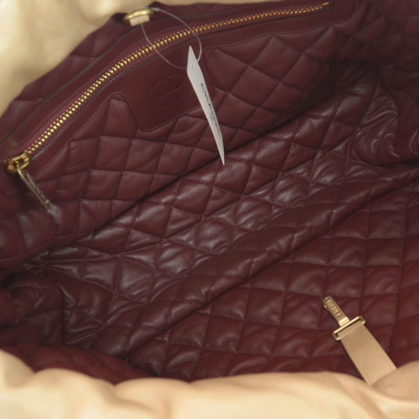 Lambskin COCO Cocoon Medium Reversible Tote Gold