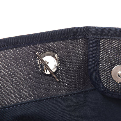 Chanel Canvas Small Deauville Tote Dark Blue 12 of 14