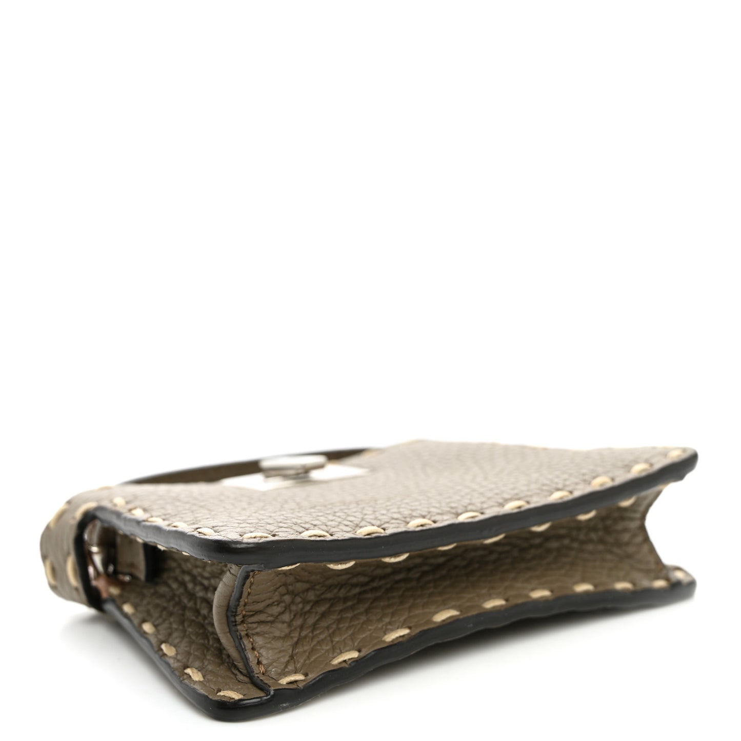 Vitello Stampa Granata Macro Stitchings Pico Peekaboo Charm Tartufo