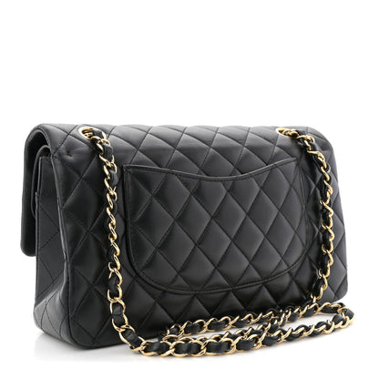 Chanel Lambskin Quilted Medium Double Flap Black 3 of 10