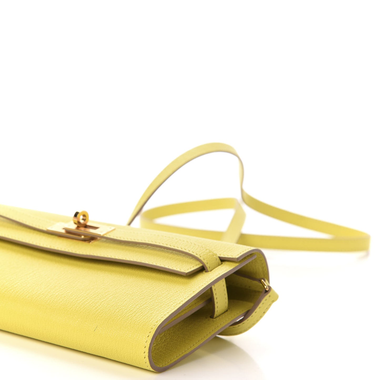 Chevre Mysore Kelly Wallet To Go Lime