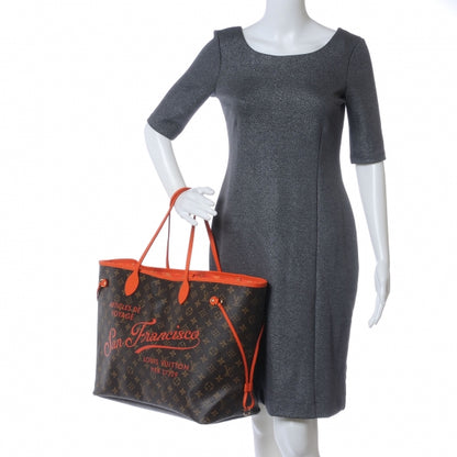 Louis Vuitton Monogram Articles de Voyage Ikat San Francisco LV Cup Neverfull GM Orange 2 of 7