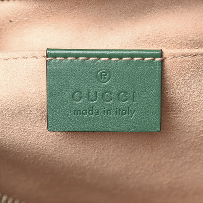 Gucci Calfskin Matelasse Small GG Marmont Chain Shoulder Bag Emerald Green 6 of 10