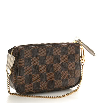 Louis Vuitton Damier Ebene Trunks and Locks Mini Pochette Accessories 2 of 10