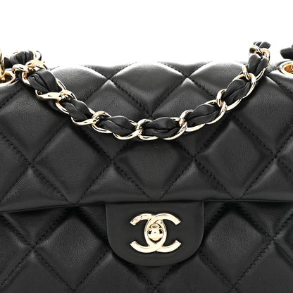 Chanel Calfskin Quilted Pocket Chic Flap Bag Black 8 of 11