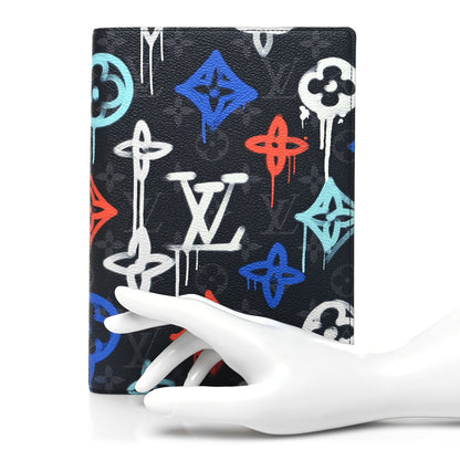 Louis Vuitton Monogram Eclipse LV Graffiti Auguste Notebook Cover Multicolor 2 of 9