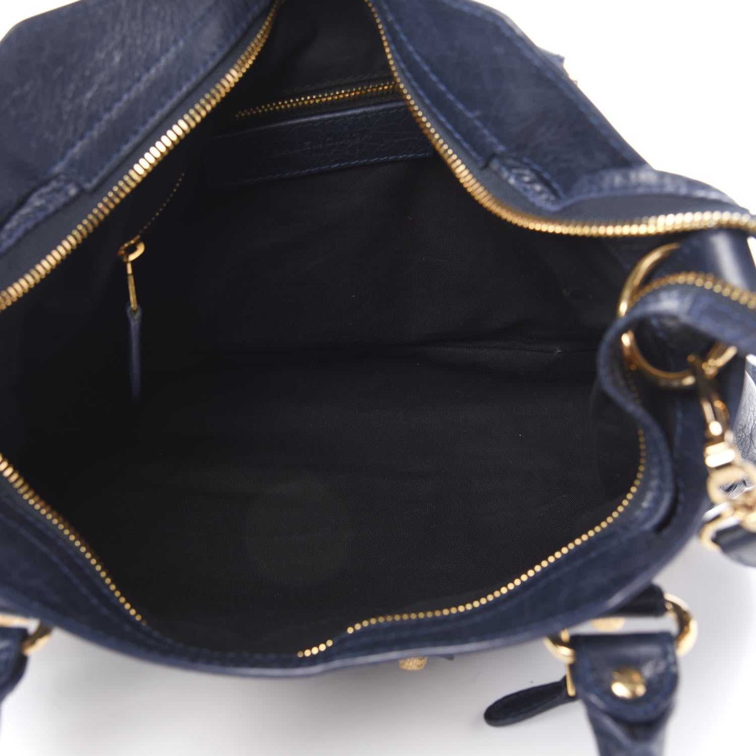 Balenciaga Agneau Giant 12 Gold Hardware Town Bleu Obscur 6 of 11