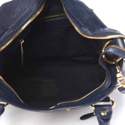 Balenciaga Agneau Giant 12 Gold Hardware Town Bleu Obscur 6 of 11
