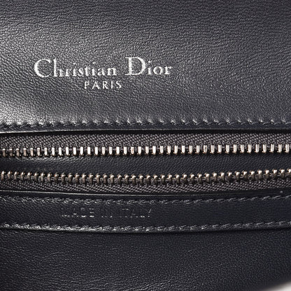 Christian Dior Metallic Patent Micro-Cannage Medium Diorama Flap Bag Silver 7 of 10