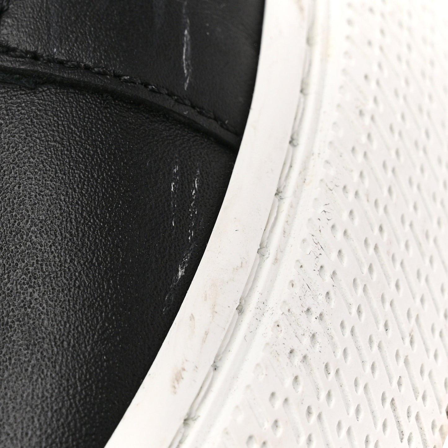 Calfskin Mens Day Sneakers 40 Black