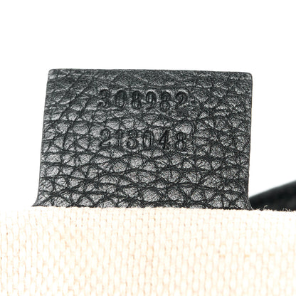 Gucci Pebbled Calfskin Medium Soho Chain Shoulder Bag Black 8 of 14