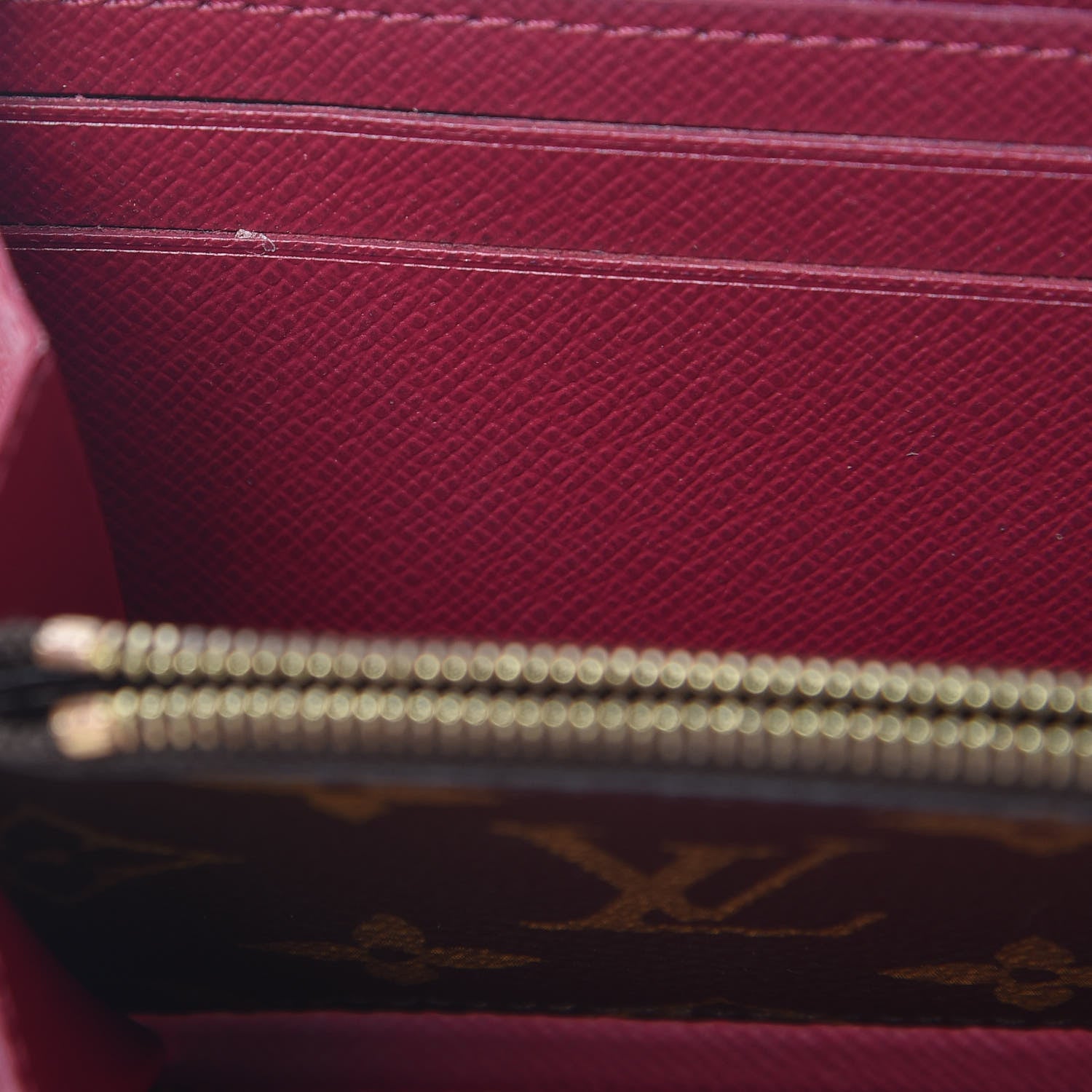 Louis Vuitton Monogram Clemence Wallet Fuchsia 8 of 10