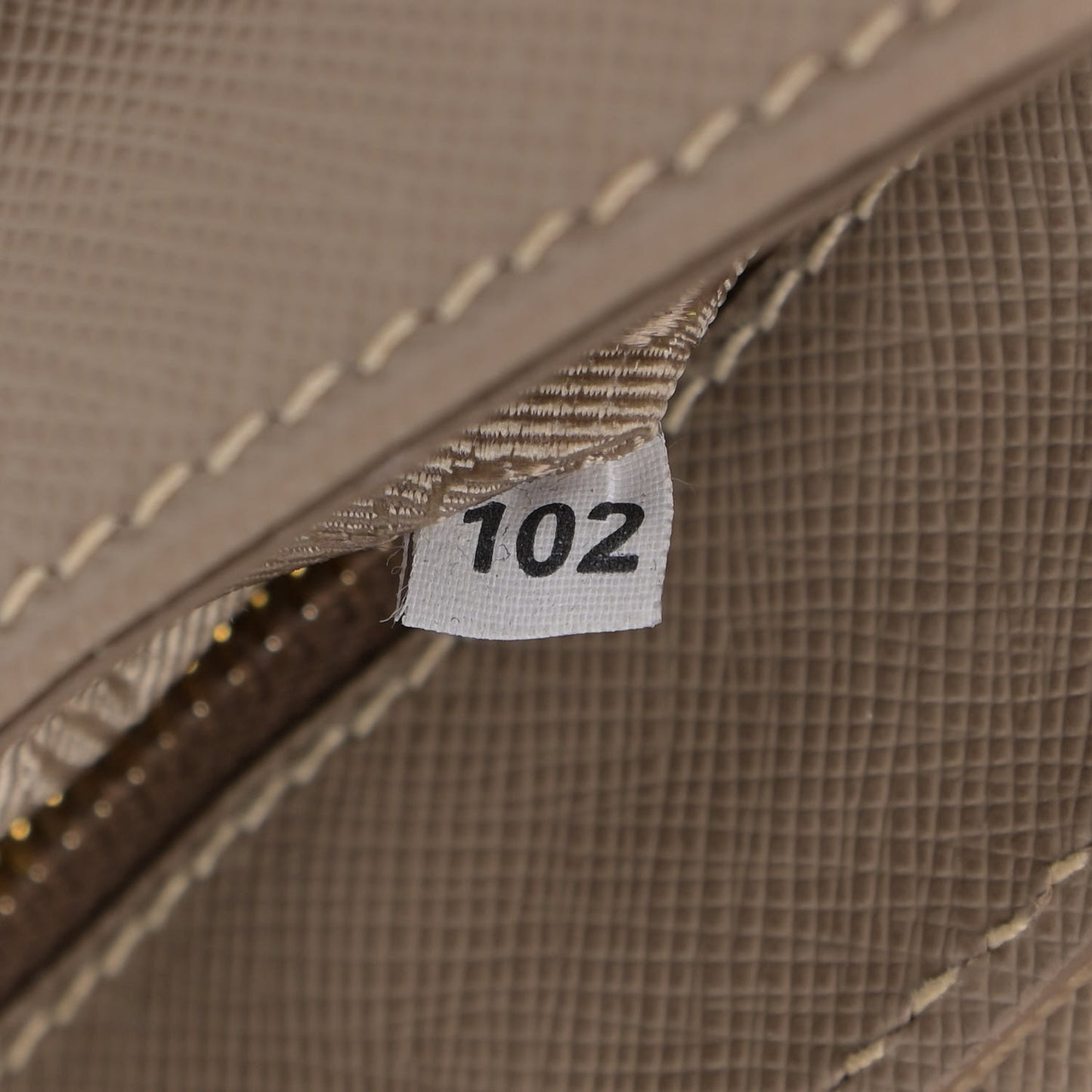 Saffiano Lux Crossbody Bag Visone