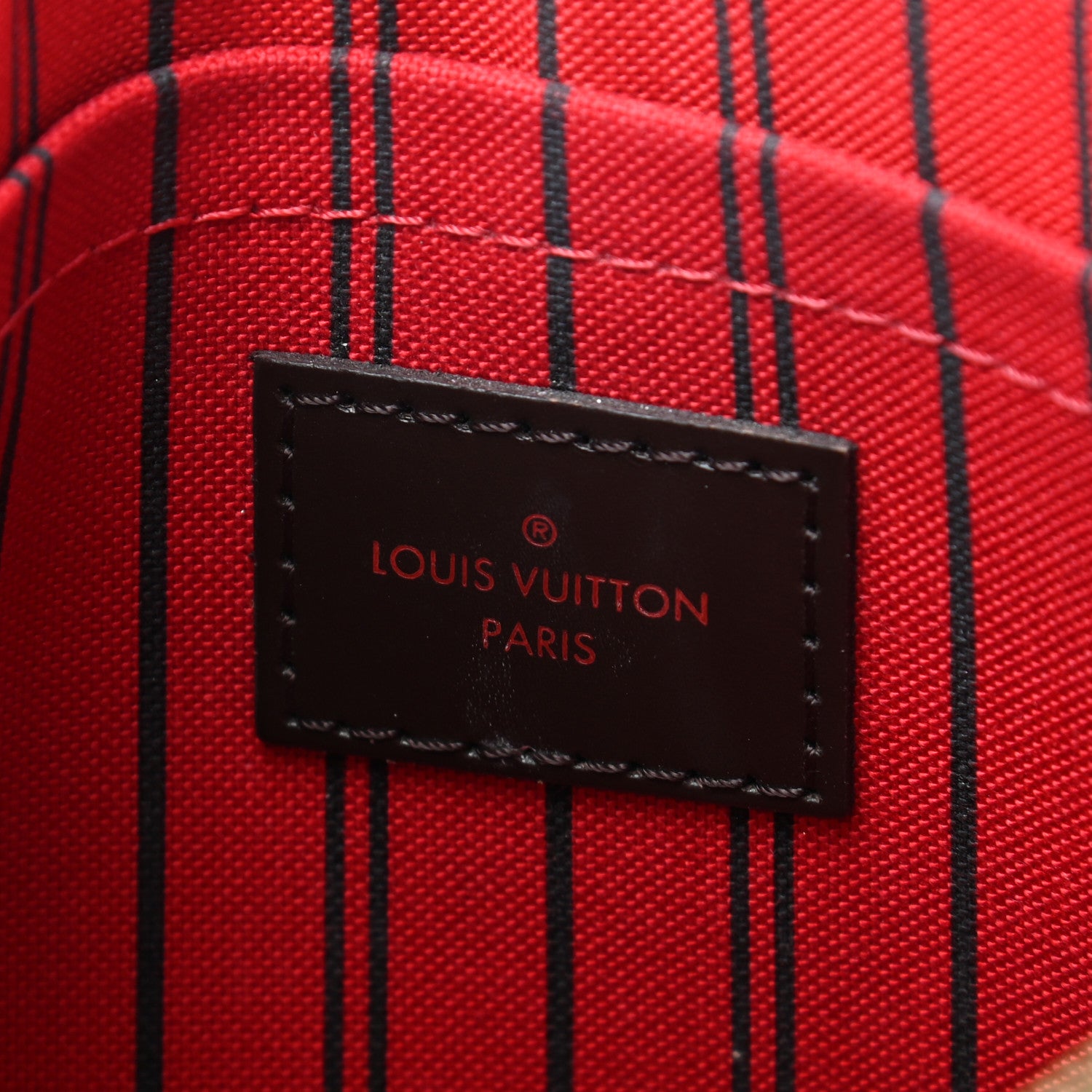 Louis Vuitton Damier Ebene Neverfull MM GM Pochette 6 of 7