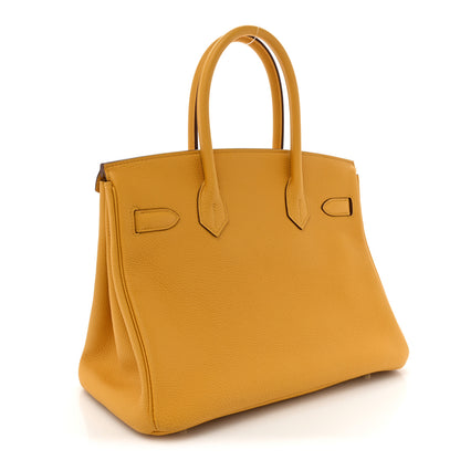 Hermes Togo Birkin 30 Jaune Ambre 3 of 15