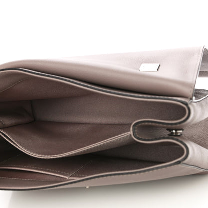 Louis Vuitton Soft Calfskin Lockme II Top Handle Taupe Glace 6 of 9