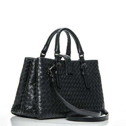 Bottega Veneta Nappa Intrecciato Small Roma Tote Grey 3 of 8