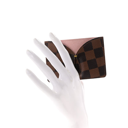 Louis Vuitton Damier Ebene Caissa Card Holder Rose Ballerine 2 of 6