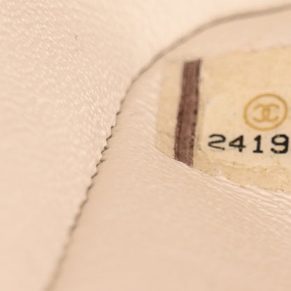 Chanel Crumpled Calfskin Quilted Medium Double Flap White 7 of 12
