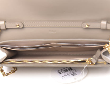 Chloe Grained Calfskin Aby Chain Wallet Motty Grey 8 of 22