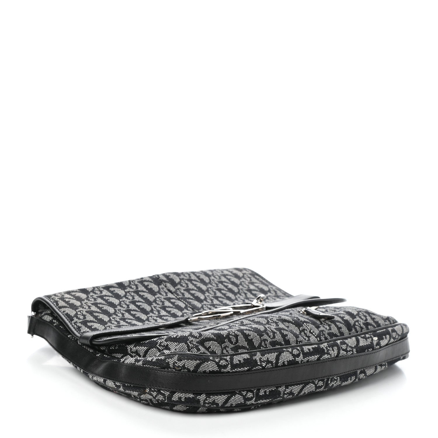 Christian Dior Monogram Flap Messenger Navy Blue 4 of 9