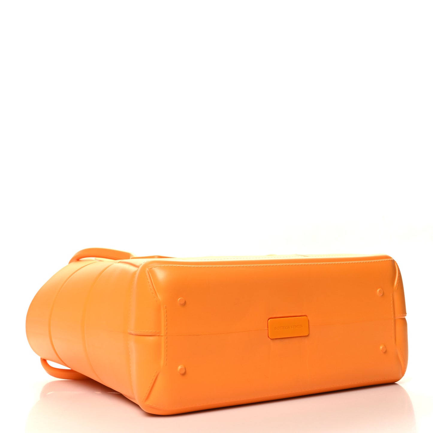 Rubber Maxi Intrecciato Medium Arco Tangerine