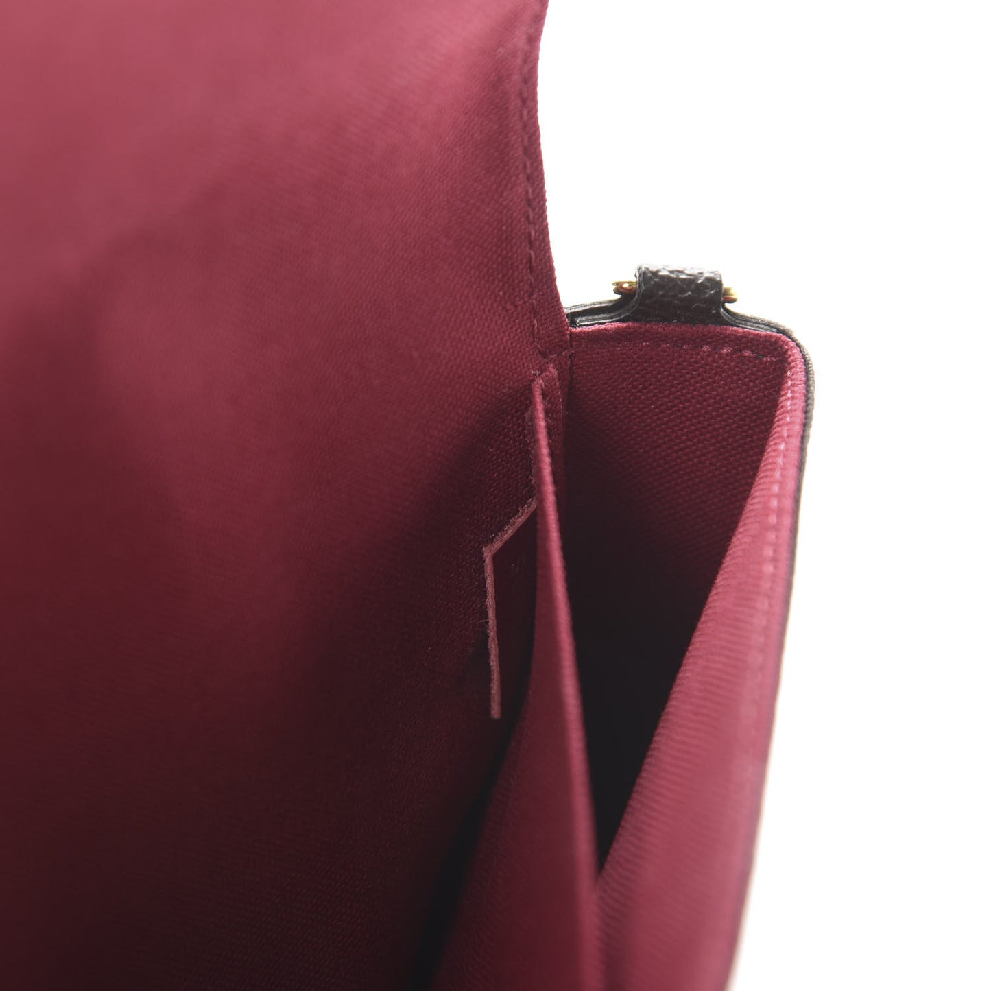 Monogram Pochette Felicie Chain Wallet Fuchsia