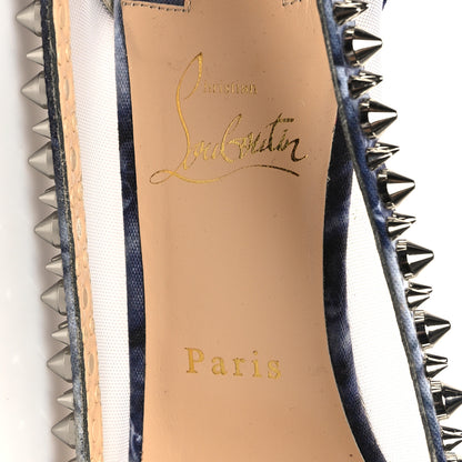Christian Louboutin Jeans Punk Galativi Spikes 85 Pumps 40 7 of 8