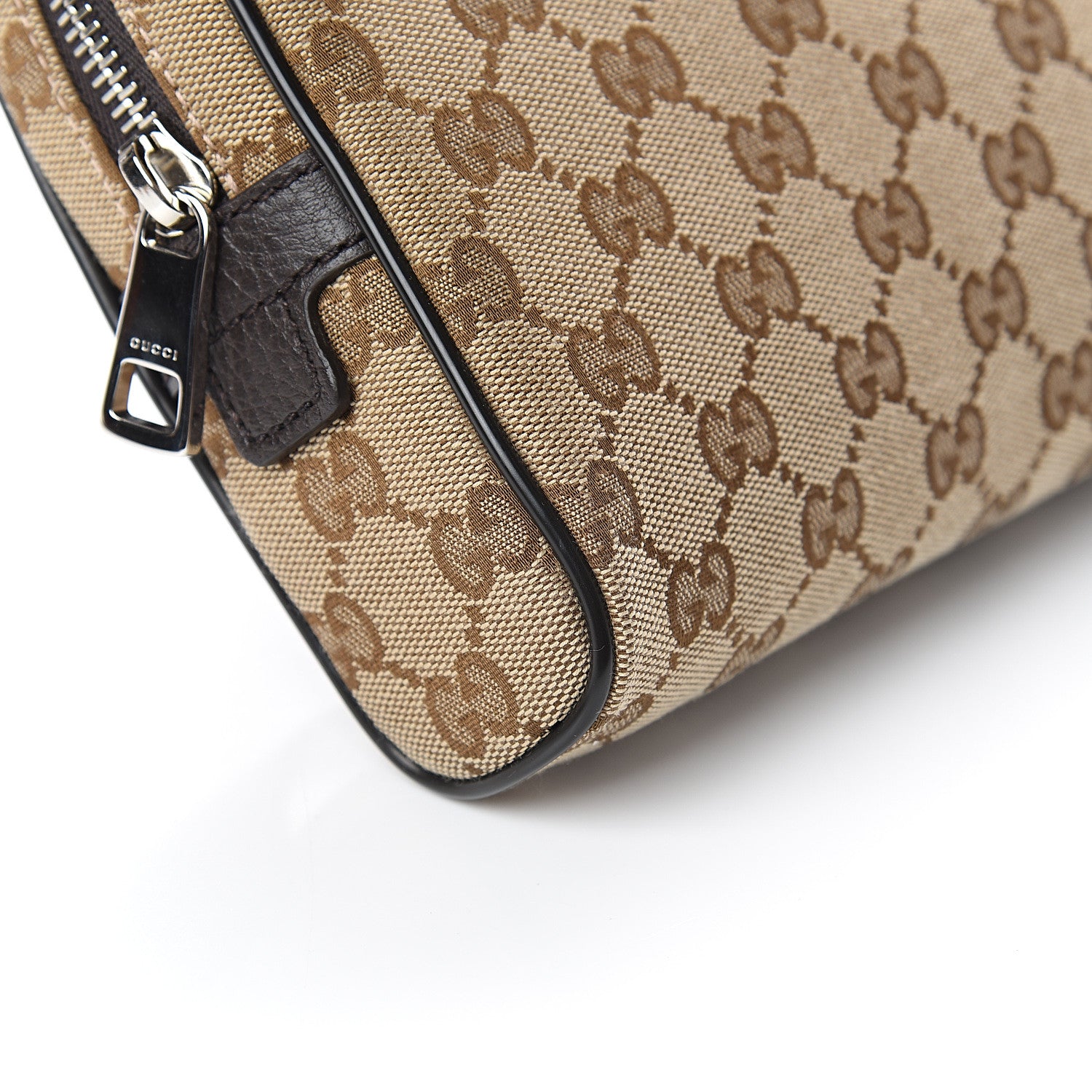 Gucci Monogram Belt Bag Dark Brown 7 of 8