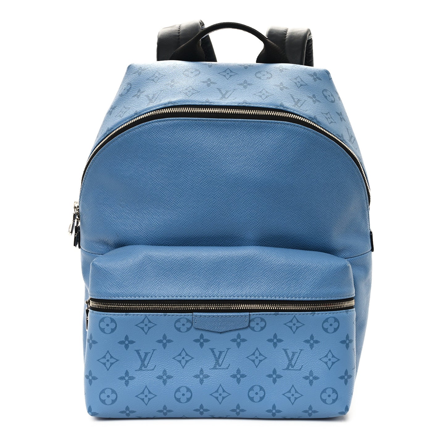 Taiga Monogram Discovery Backpack PM Blue Lagoon