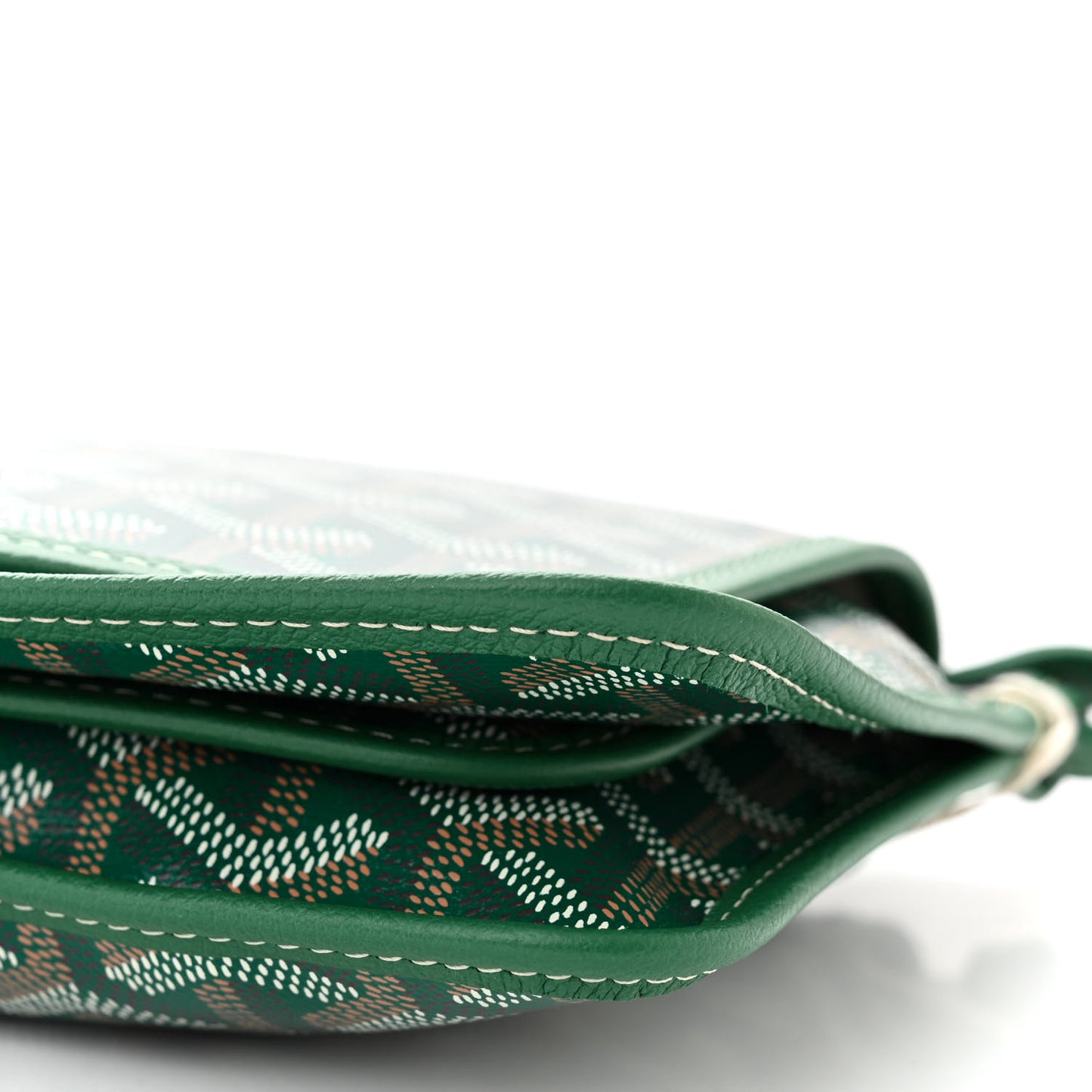 Goyardine Plumet Wallet Clutch Green