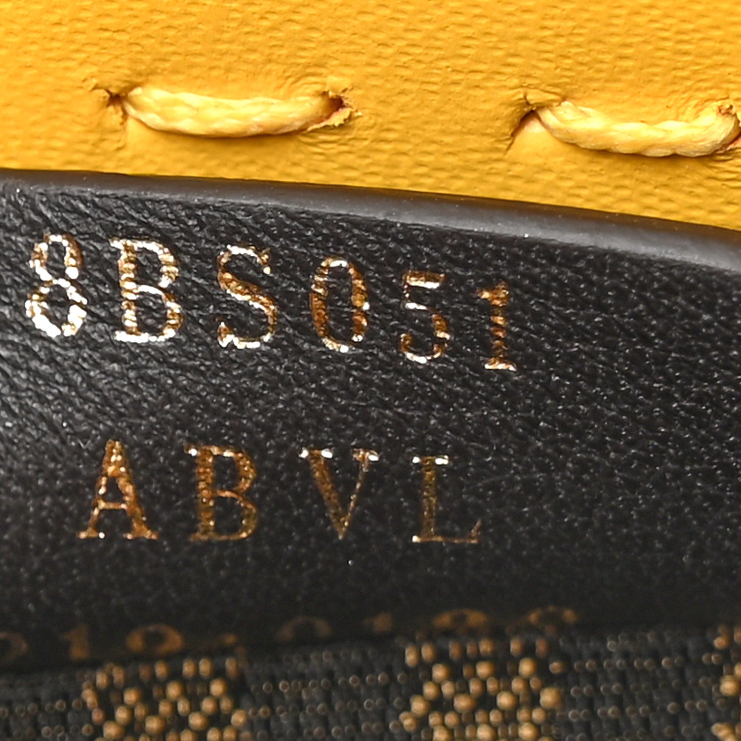 Fendi Vitello King Plexiglass Logo Embossed Mini Fendi Sunshine Shopper Tote Mimosa 7 of 10