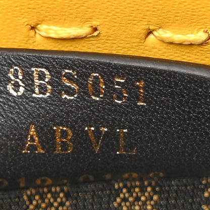 Fendi Vitello King Plexiglass Logo Embossed Mini Fendi Sunshine Shopper Tote Mimosa 7 of 10