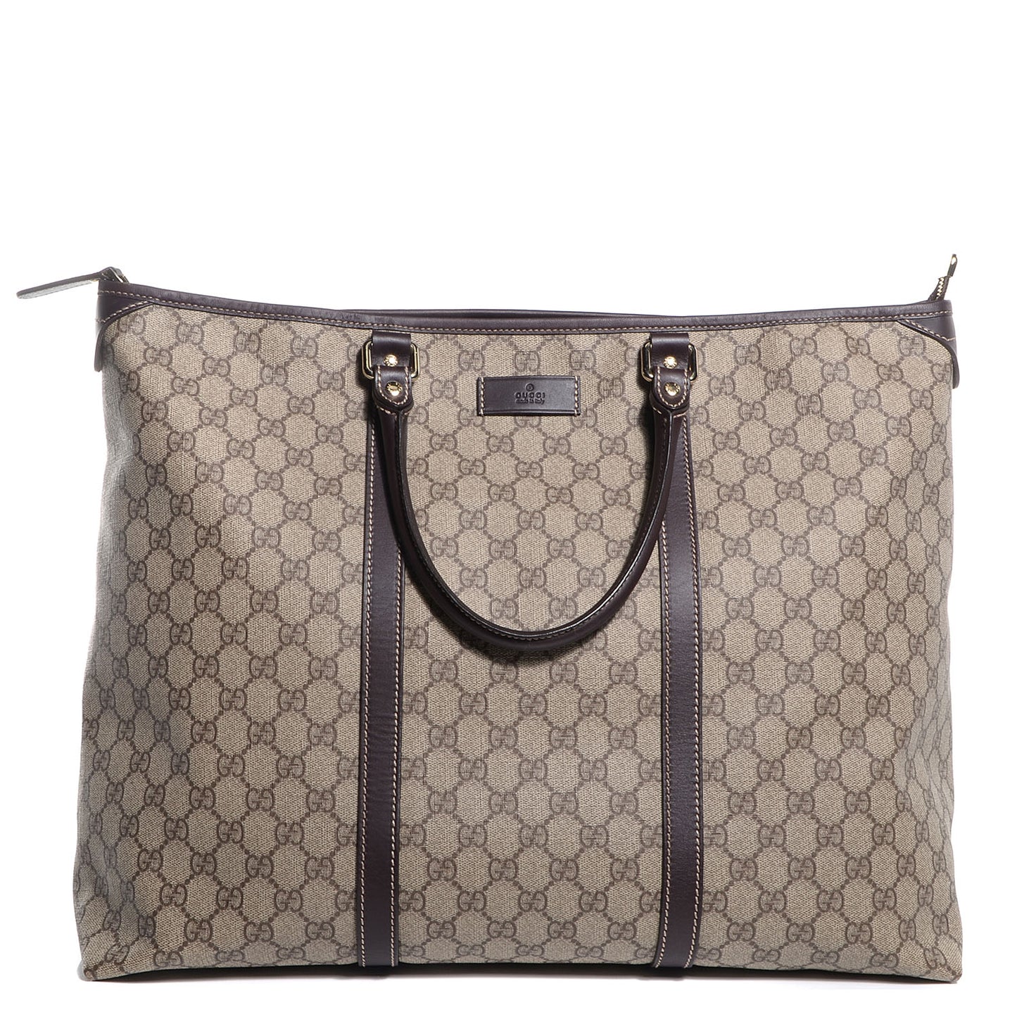 GG Supreme Monogram Medium Joy Tote Bag Brown