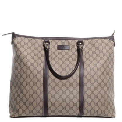 Gucci GG Supreme Monogram Medium Joy Tote Bag Brown 1 of 8