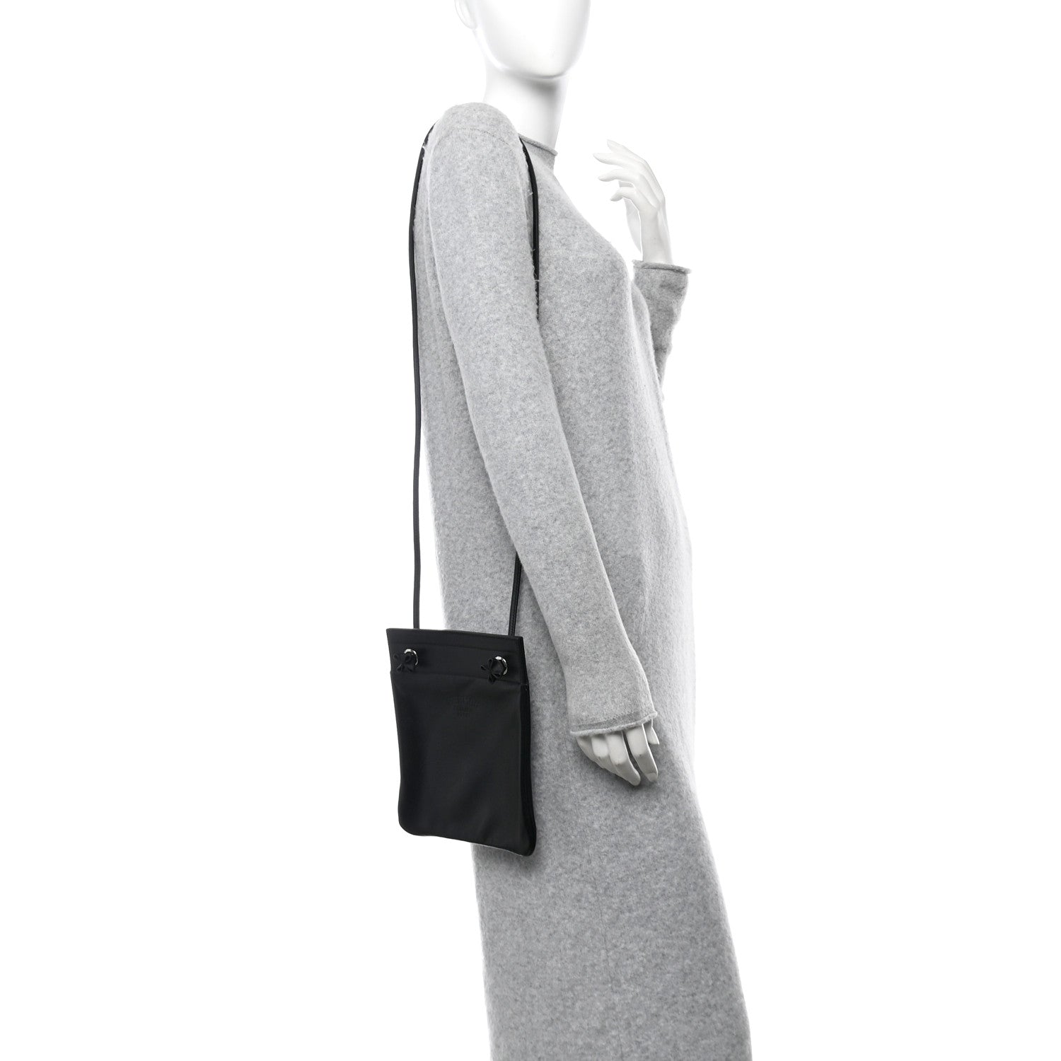 Hermes Milo Lambskin Swift Mini Aline Black 2 of 10