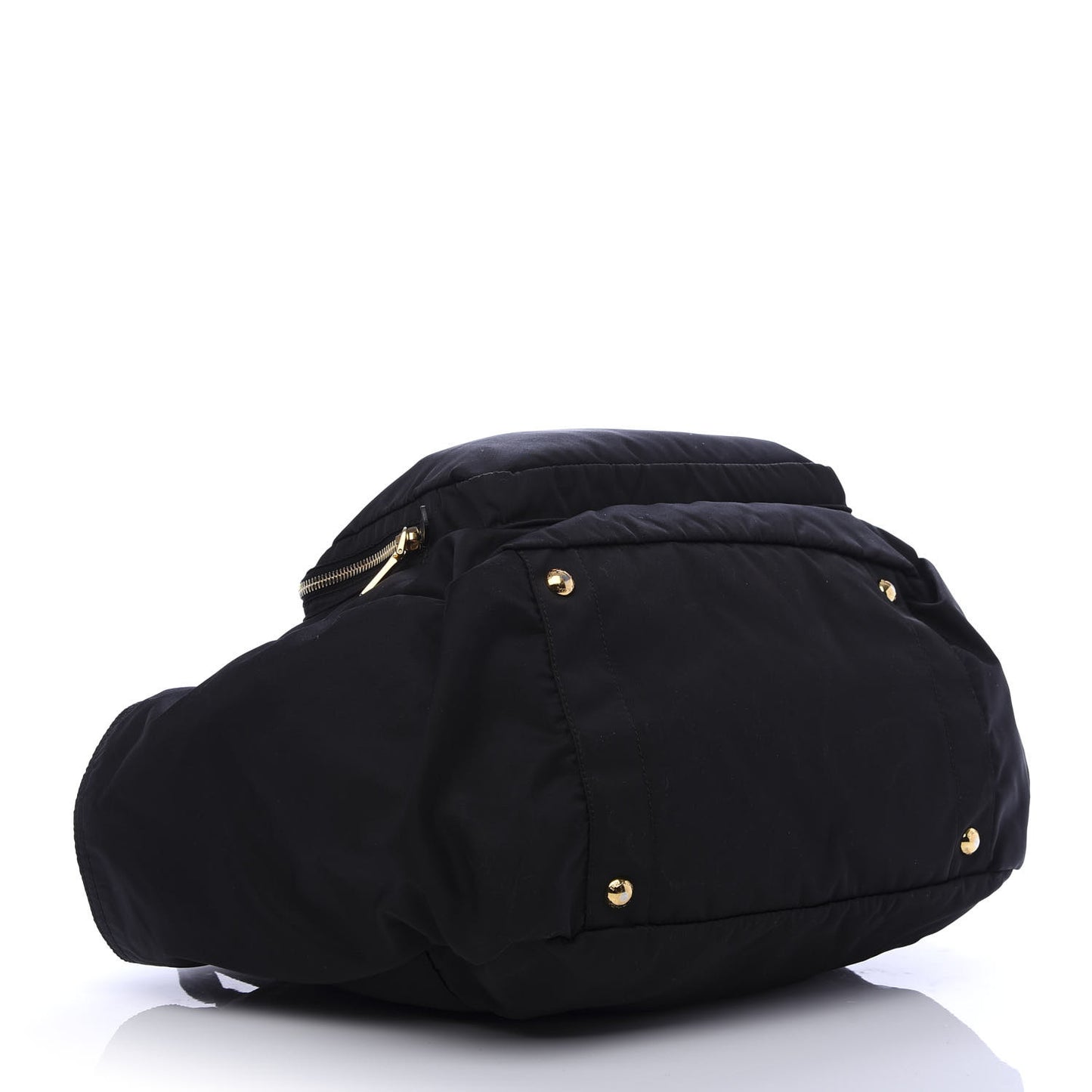 Tessuto Nylon Vela Diaper Bag Black
