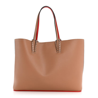Christian Louboutin Calfskin Spikes East West Cabata Tote Nude 1 of 13