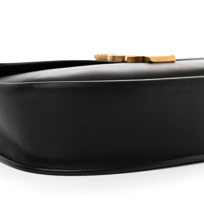 Saint Laurent Smooth Calfskin Monogram Medium Kaia Satchel Black 9 of 11